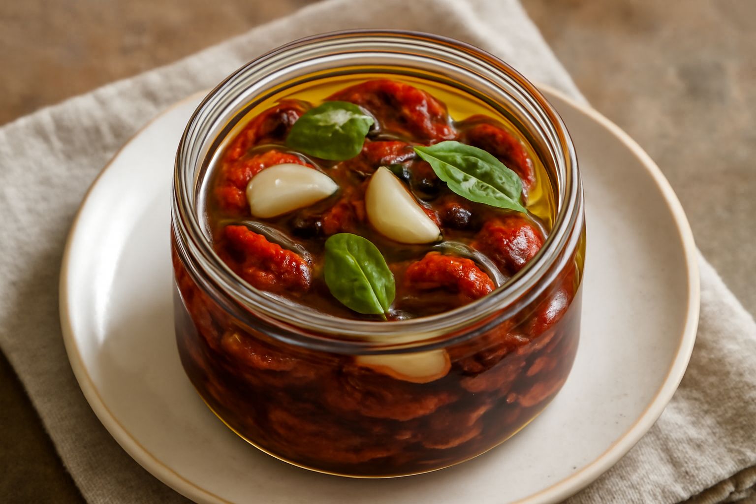 Pomodori secchi sotto olio