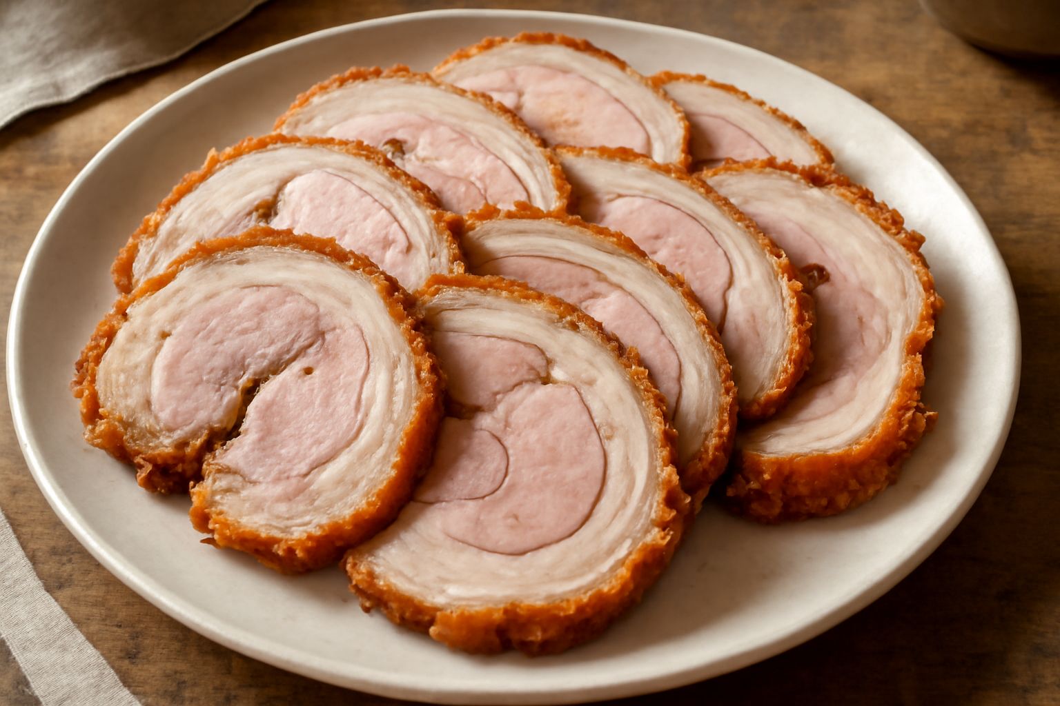 Porchetta affettata fredda