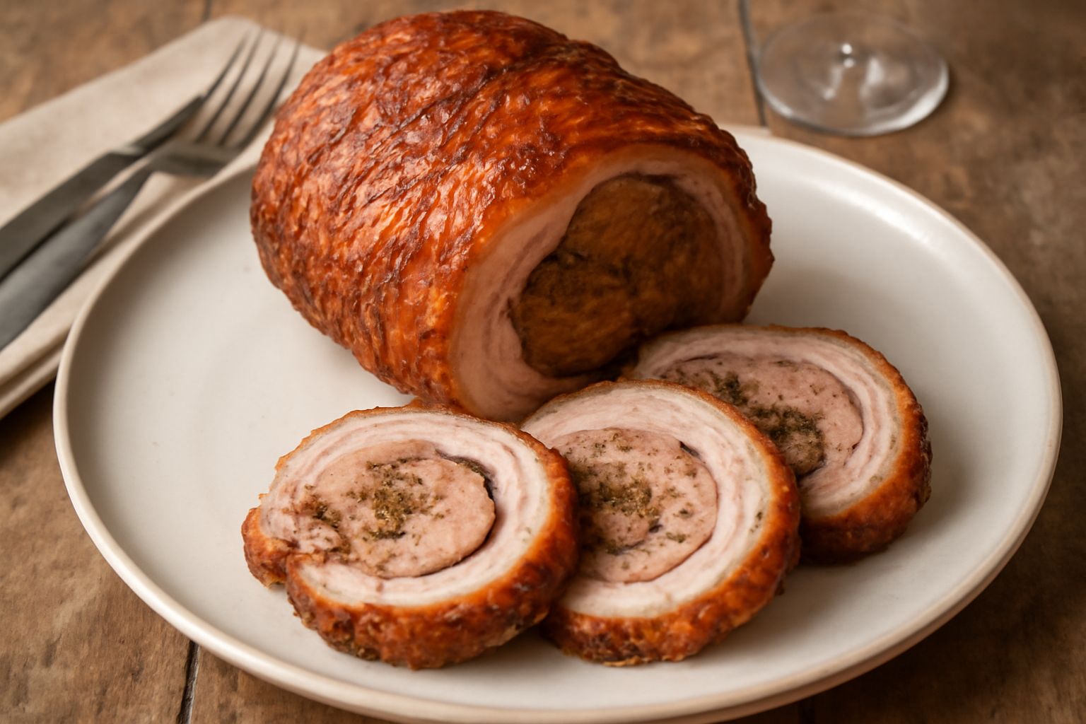 Porchetta d'Alba: maiale tenero e croccante che nutre il corpo senza appesantire