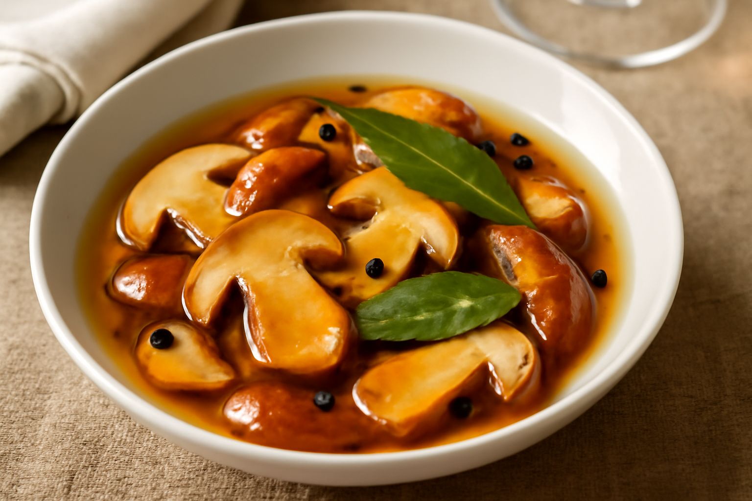 Porcini in agrodolce