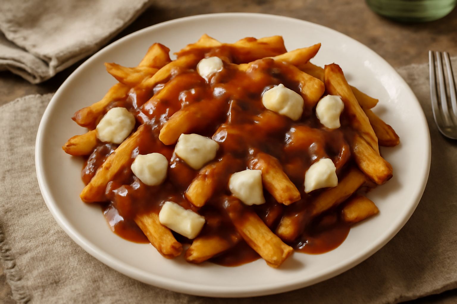 Poutine: patate croccanti e salsa che nutrono senza appesantire