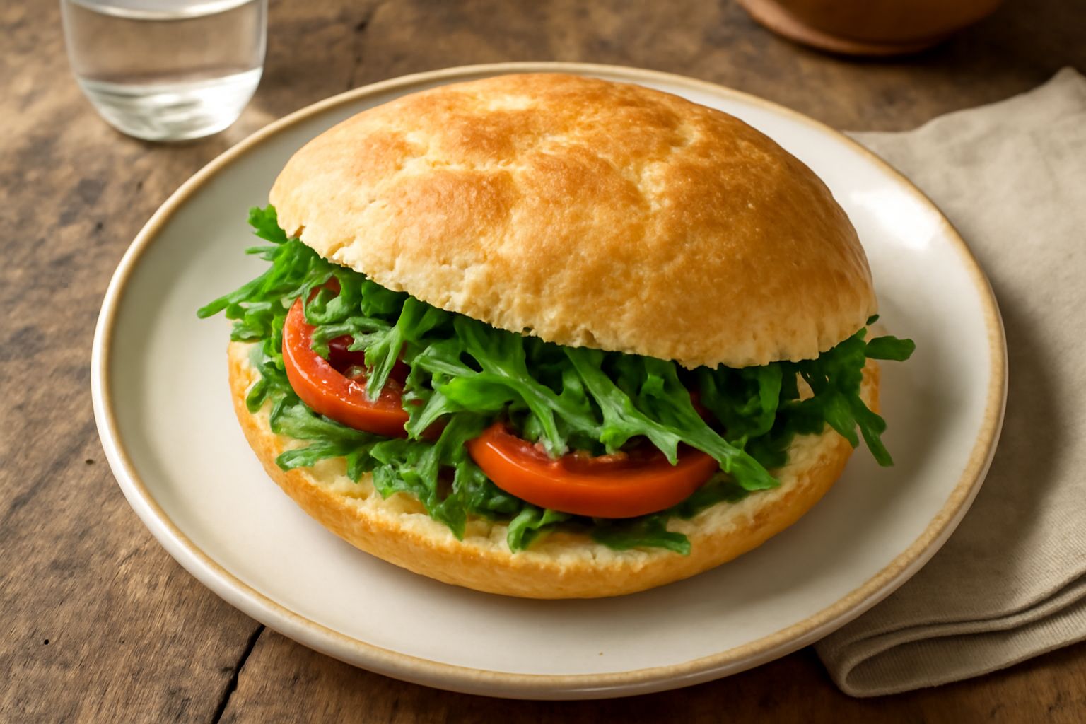 Puccia con la rucola