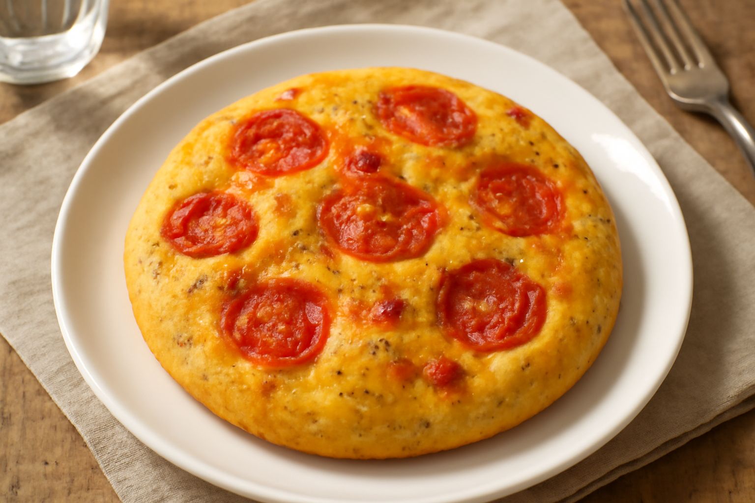 Puccia con pomodori