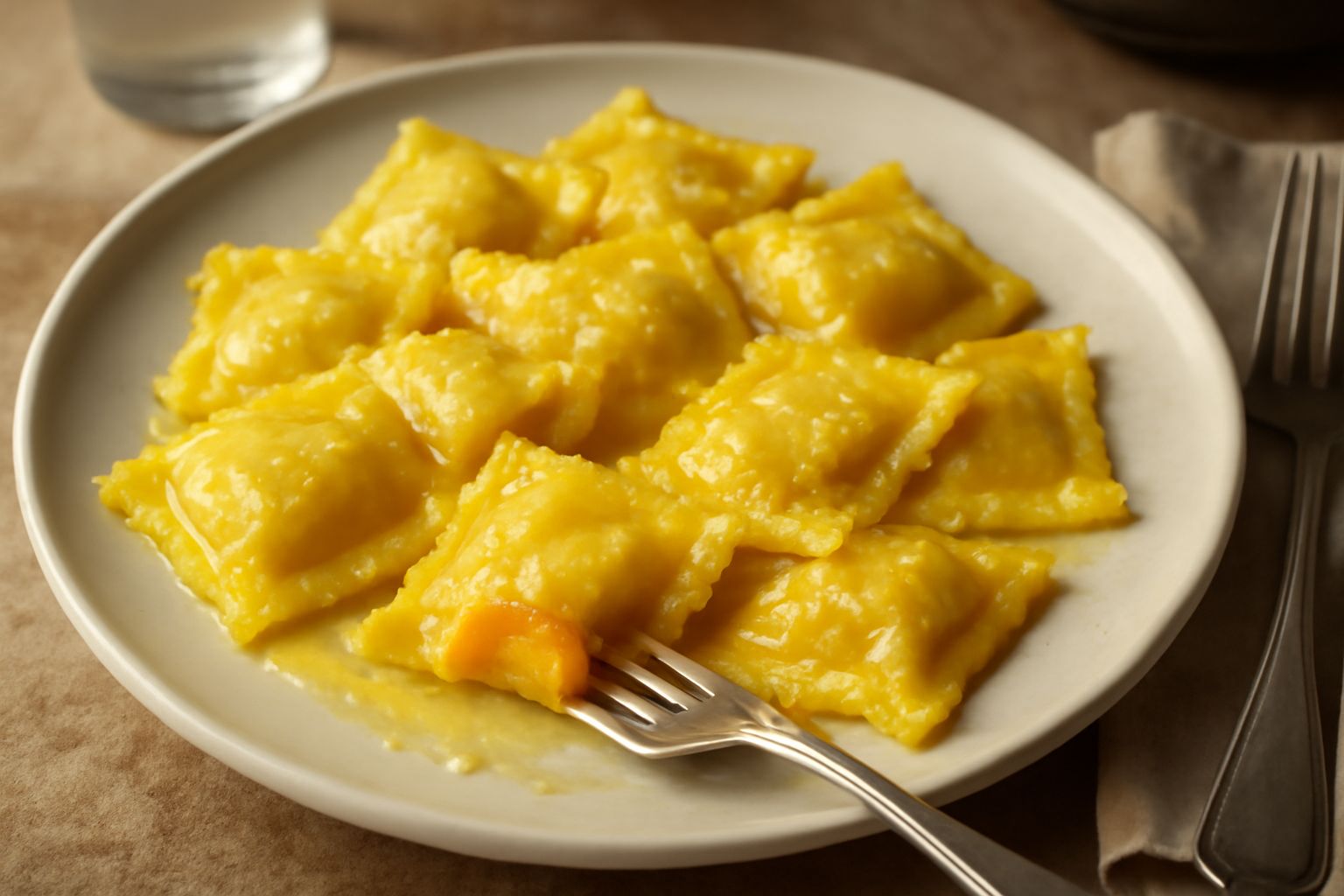 Pumpkin tortelli