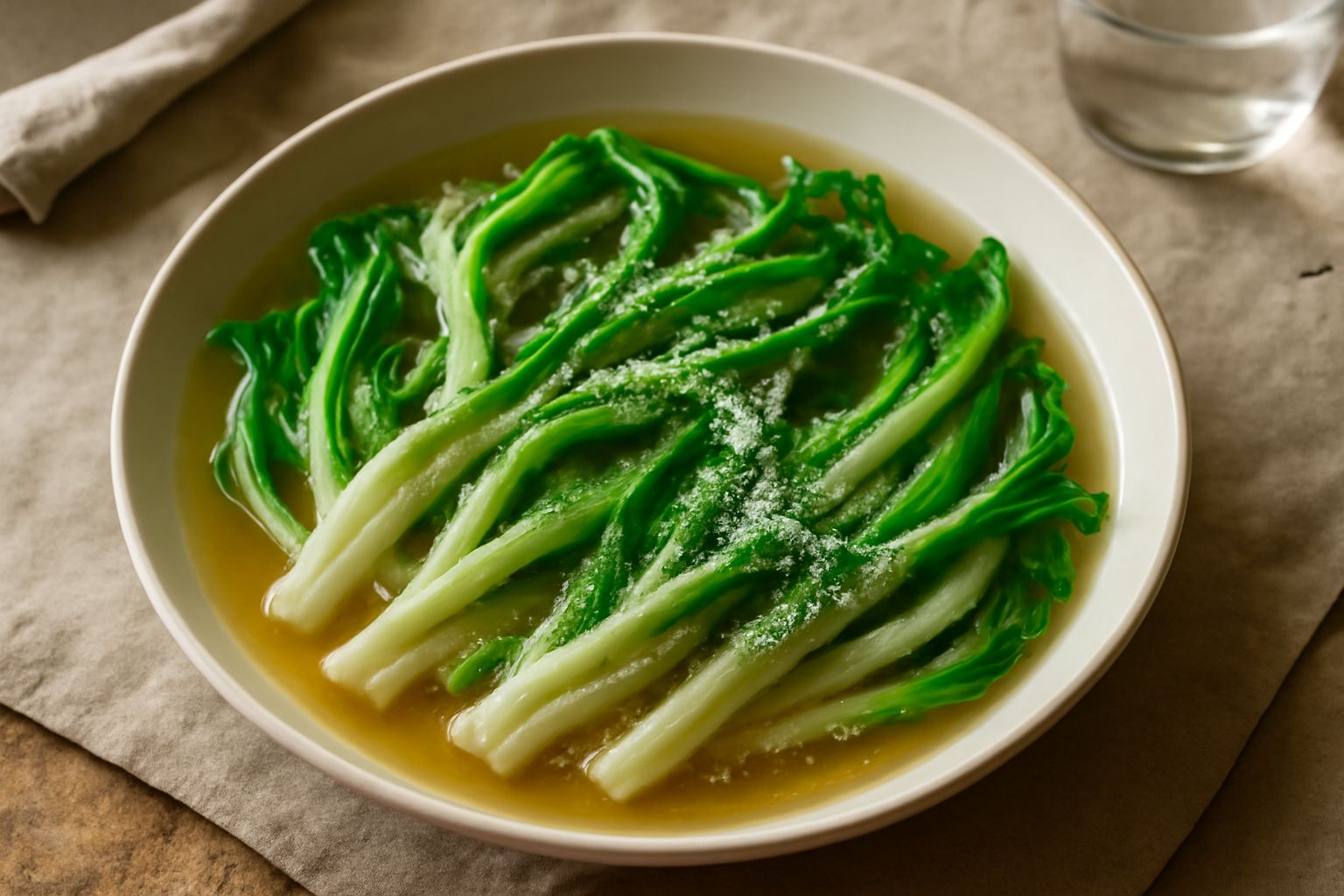 Puntarelle in brodo