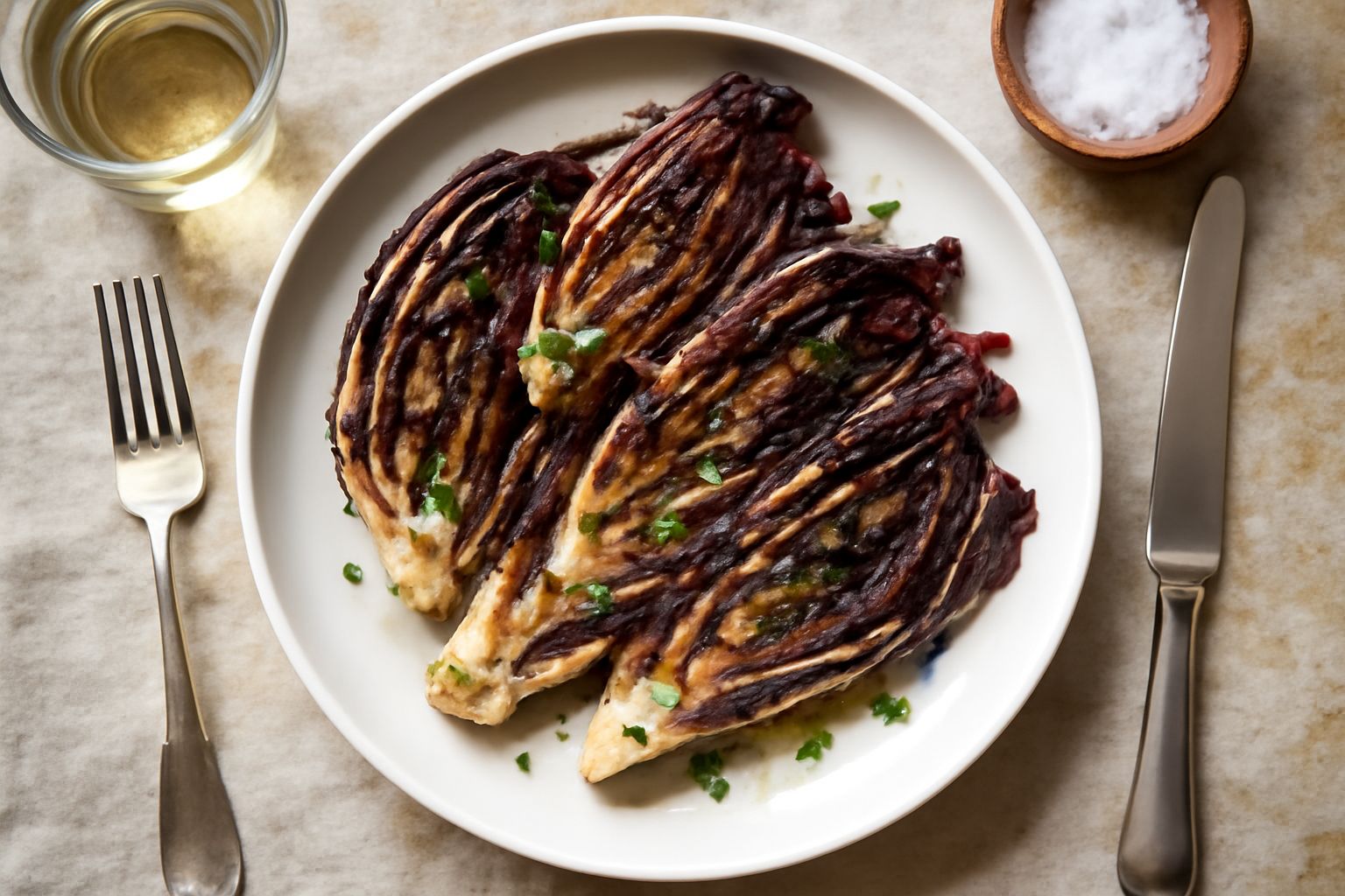 Radicchio grigliato: amaro nobile e croccante che rinforza le difese naturali