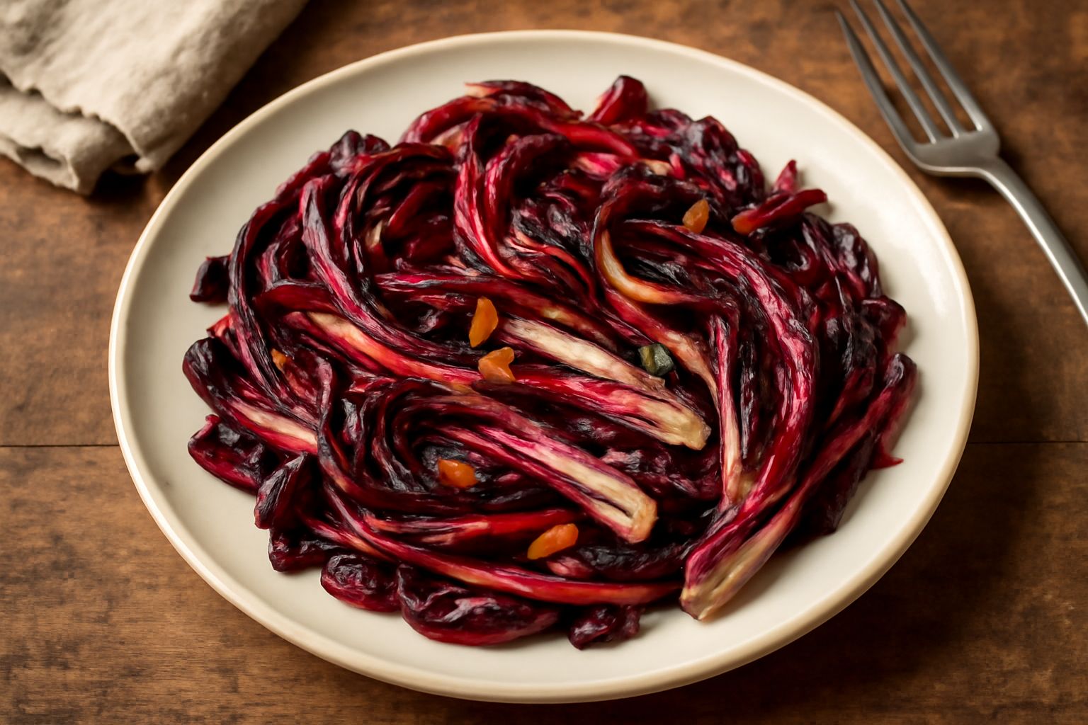 Radicchio in padella freddo