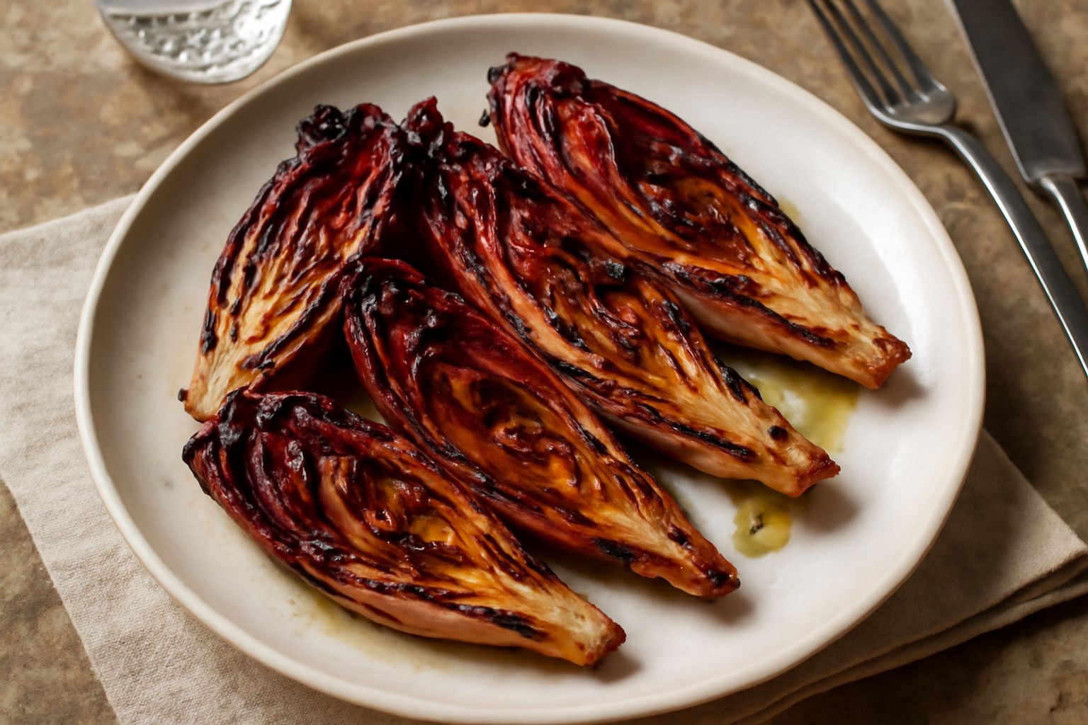 Radicchio Rosso di Treviso Grigliato: amaro nobile e fibre che rigenerano l'intestino