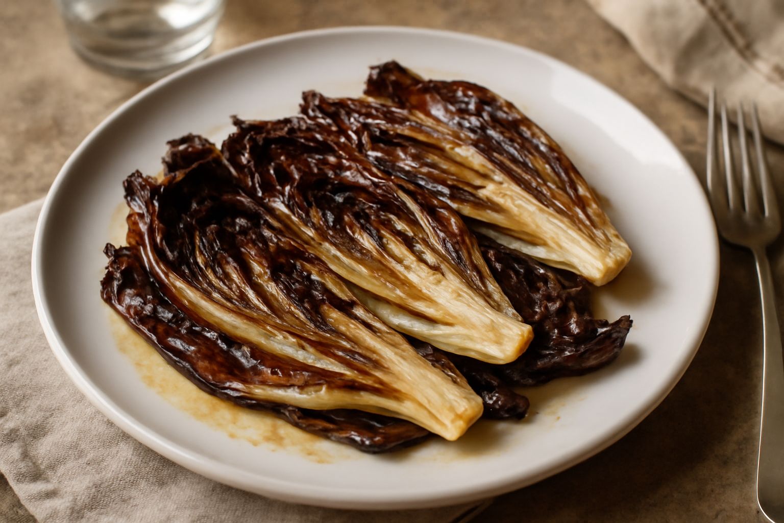 Radicchio rosso di Treviso in padella