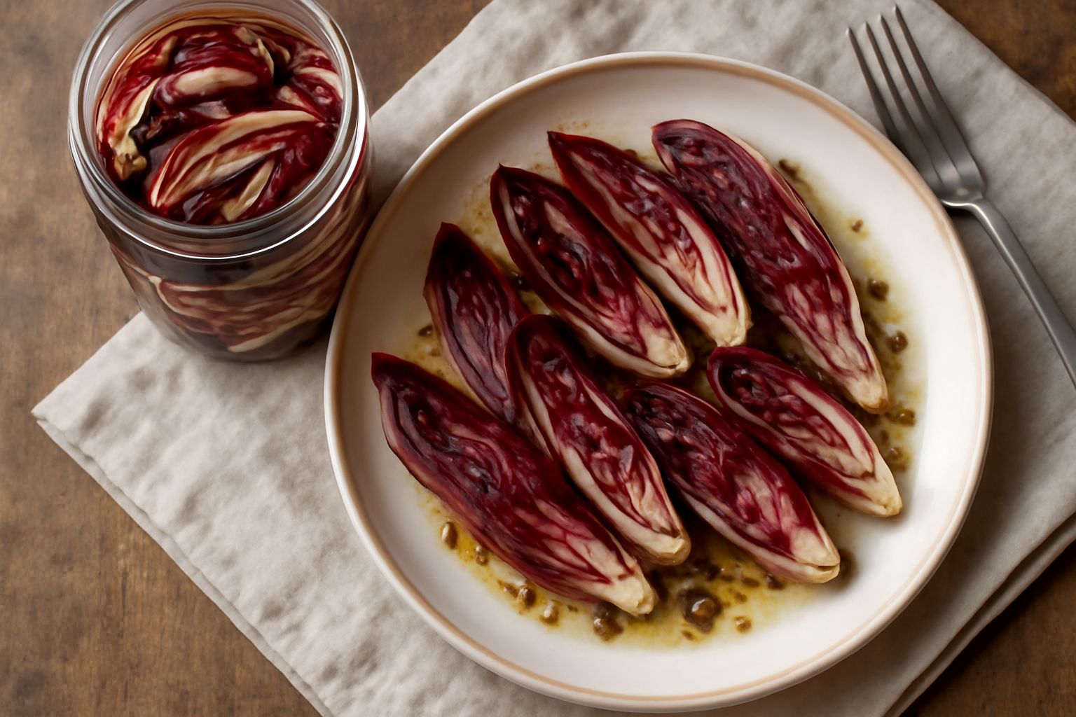 Radicchio rosso di Treviso sott'aceto