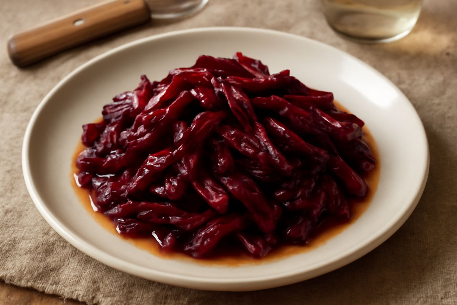 Radicchio rosso in agrodolce