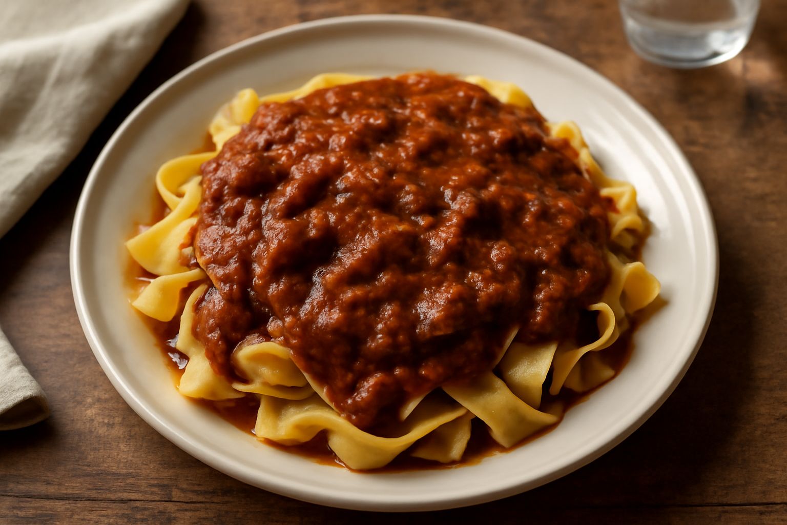 Ragù con rigaglie