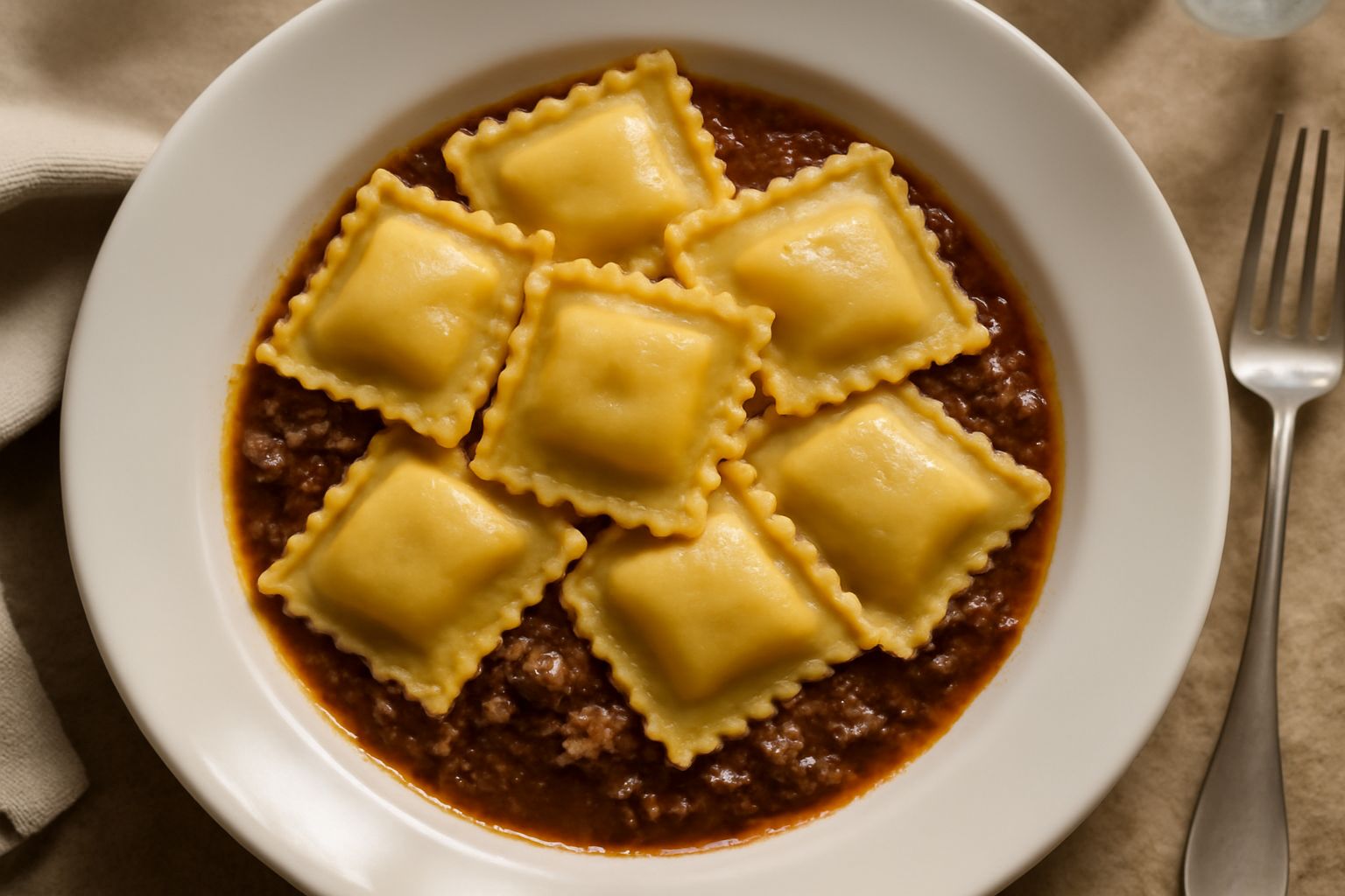 Ravioli al ragù