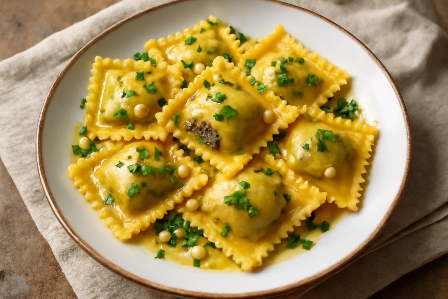 Ravioli d'anguilla