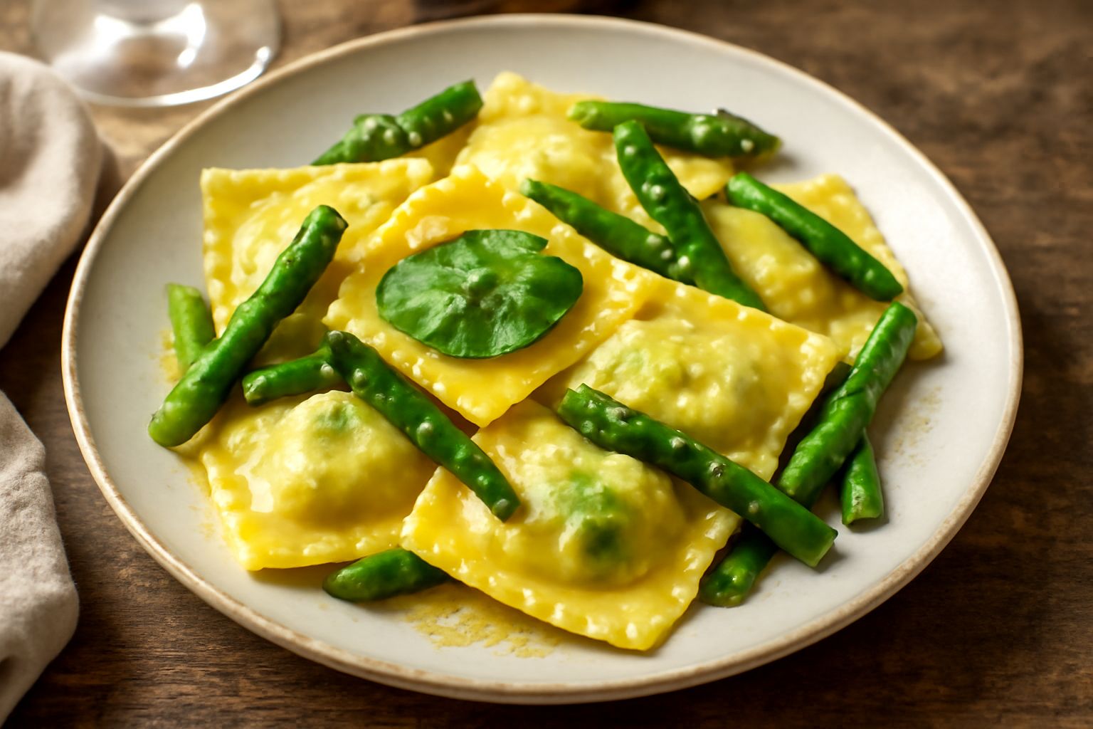 Ravioli d'asparagi