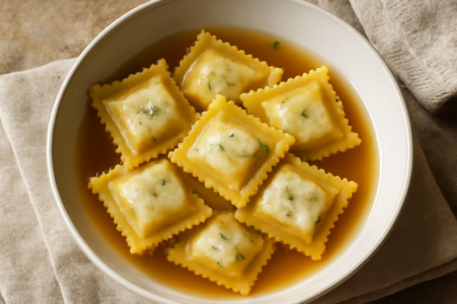 Ravioli di baccalà