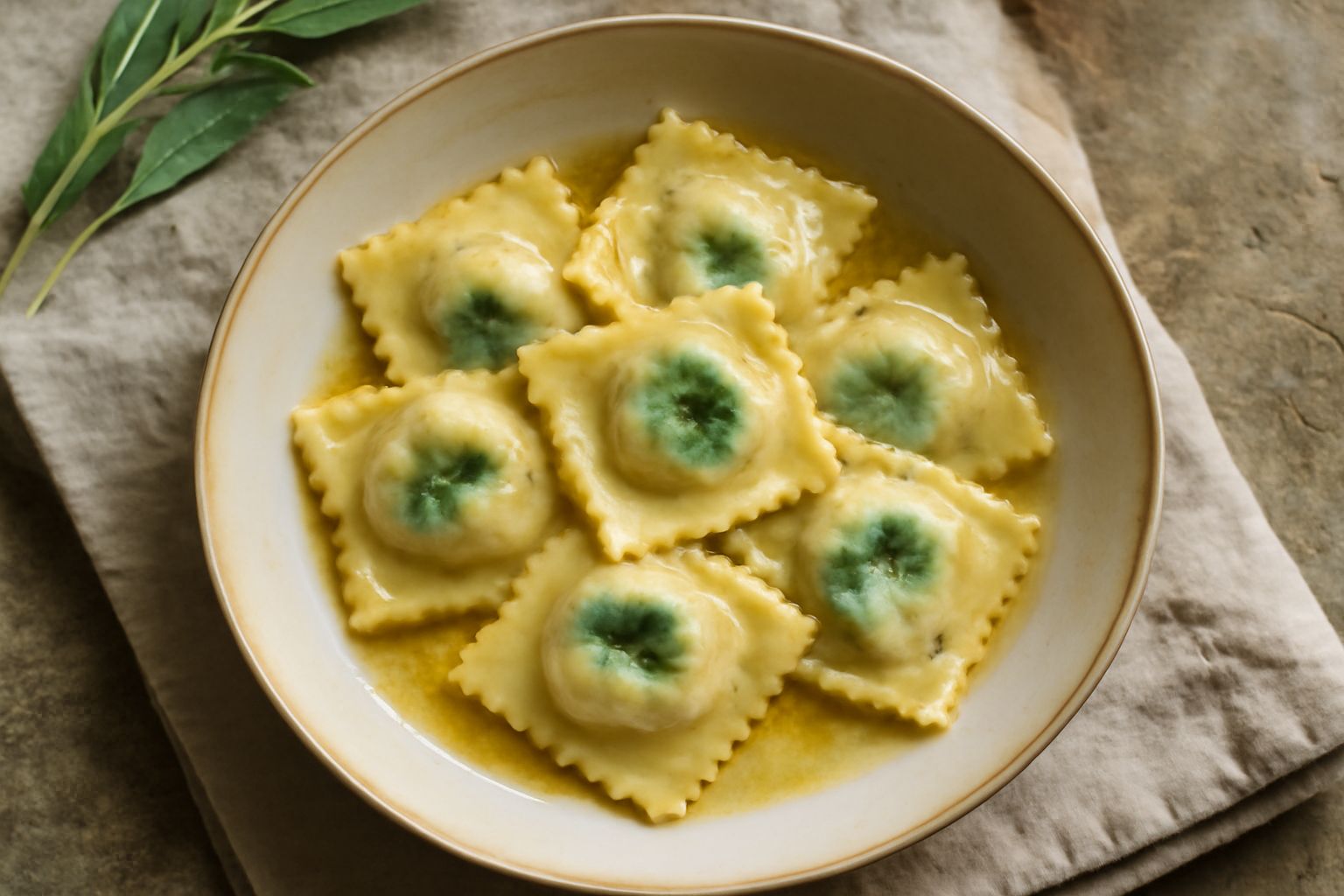 Ravioli di borragine