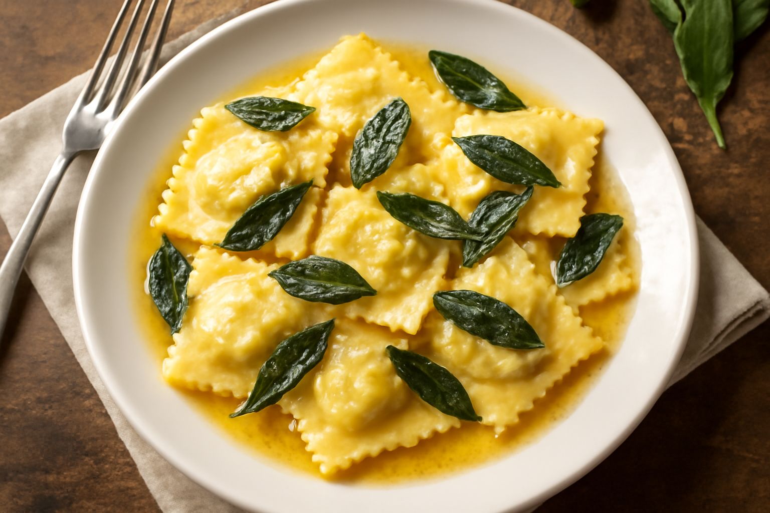 Ravioli di Burro e Salvia