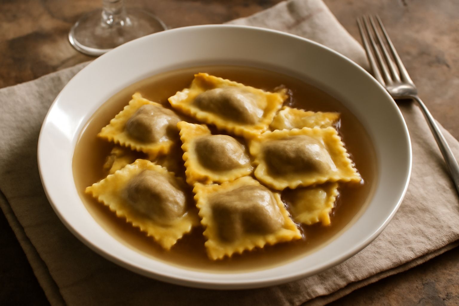 Ravioli di carne d'asino