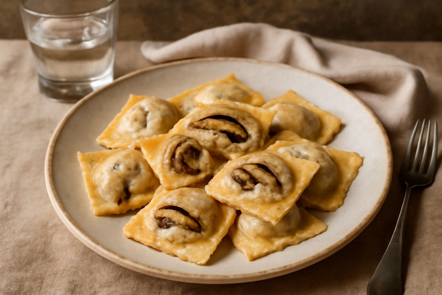 Ravioli di melanzana