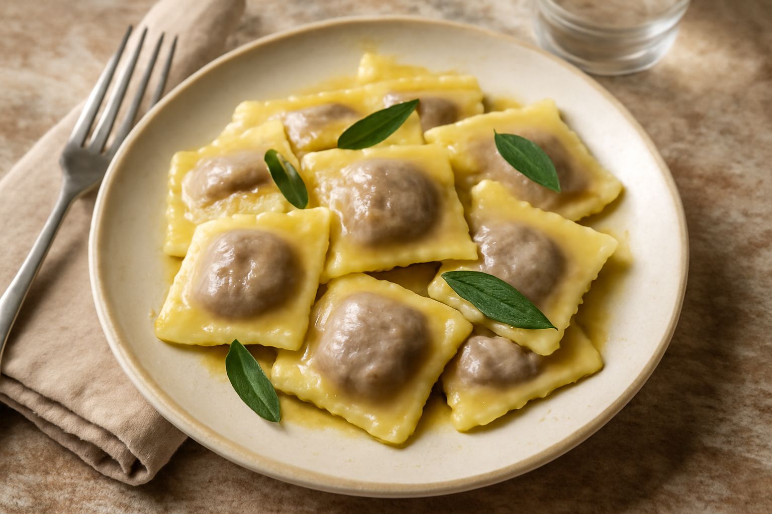 Ravioli di melanzane