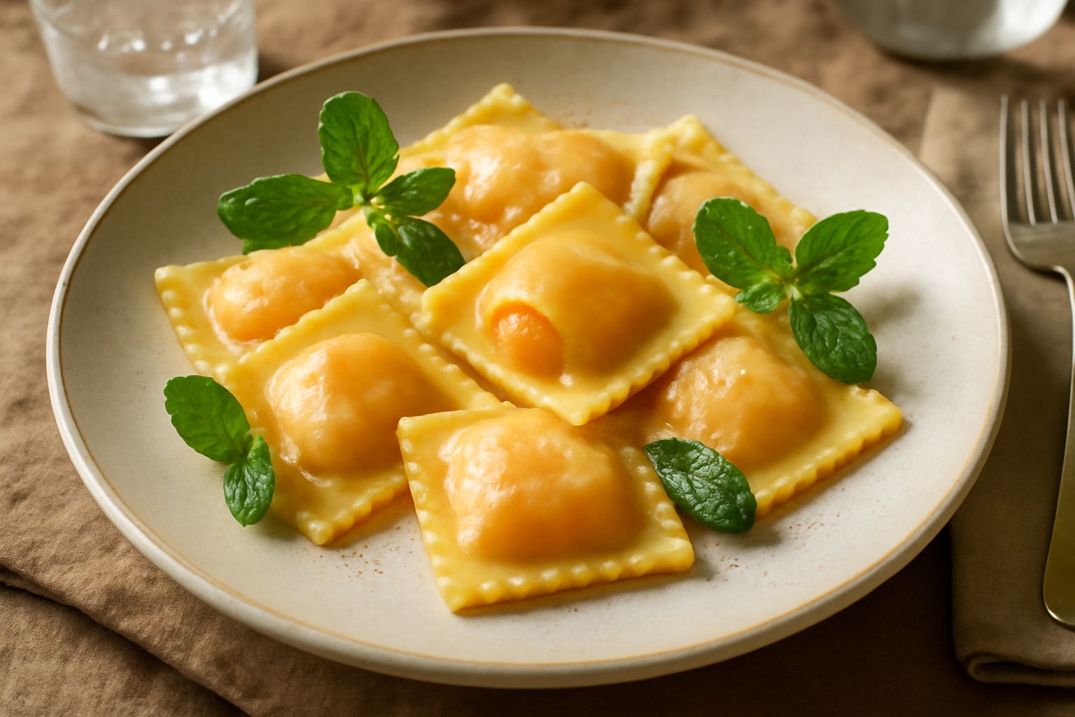 Ravioli di melone