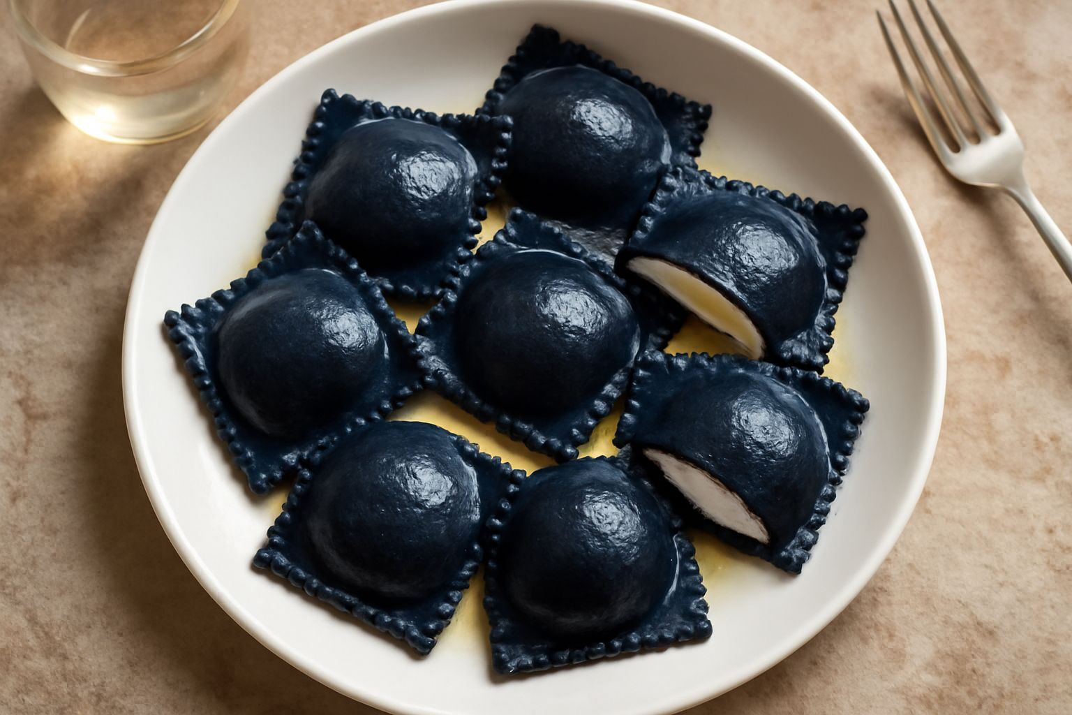 Ravioli di seppia