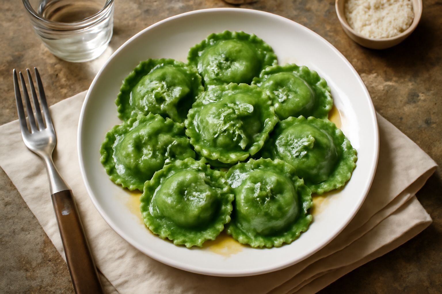Ravioli verdi di erbette