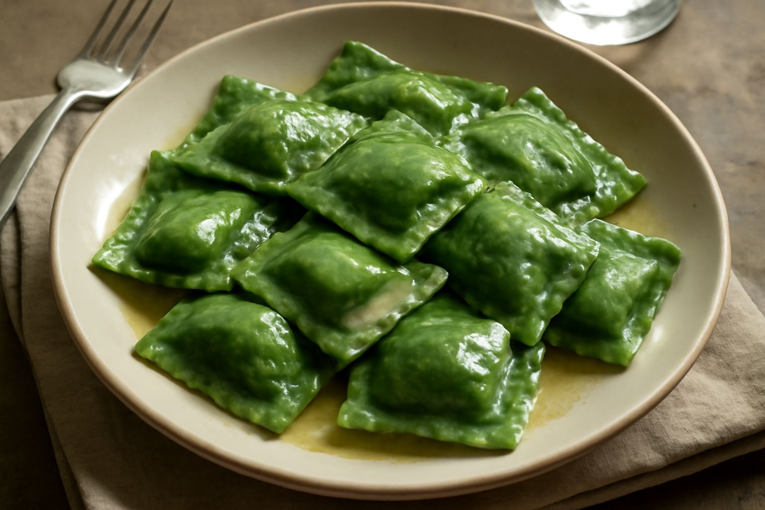 Ravioli verdi di ricotta