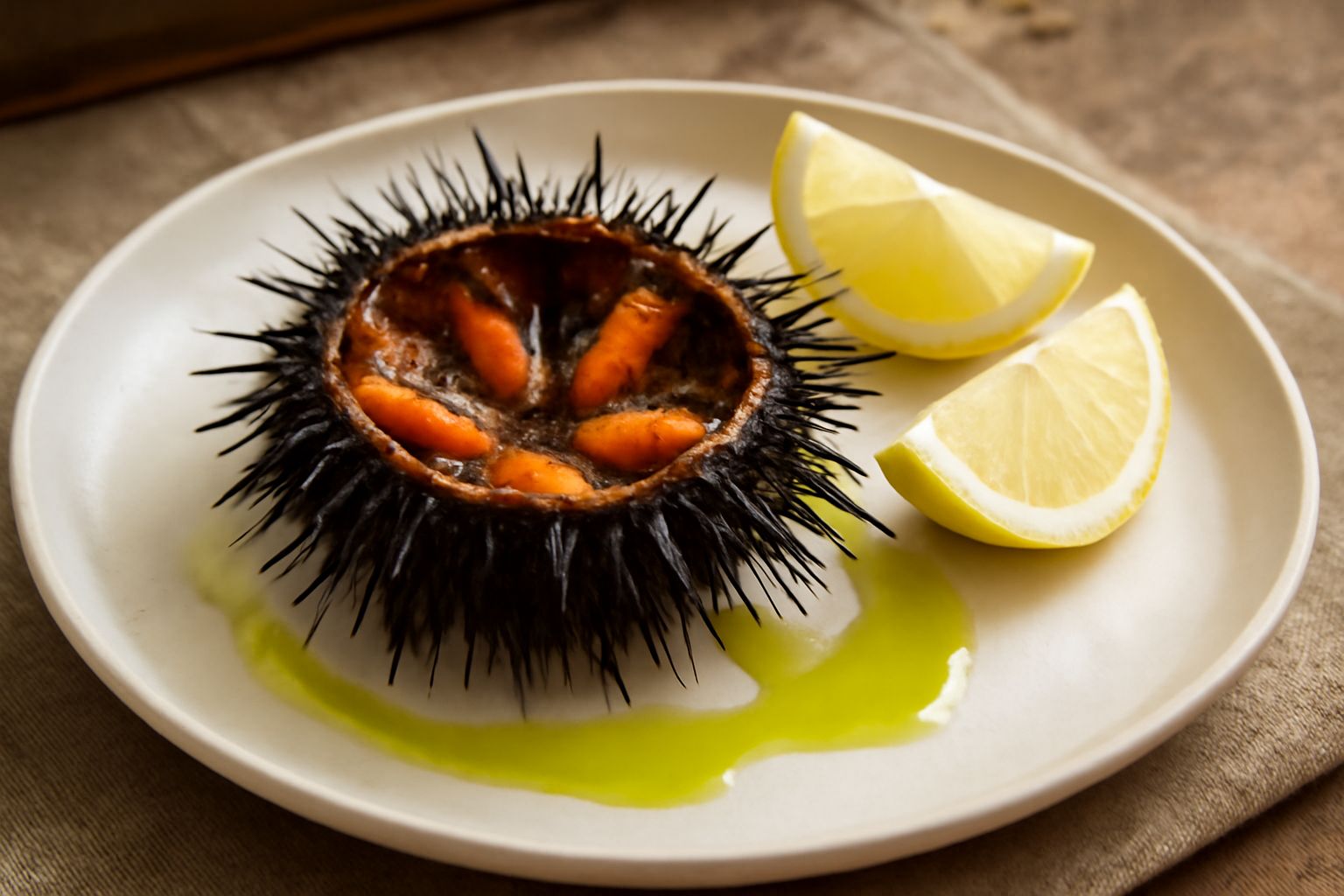 Ricci di mare alla griglia