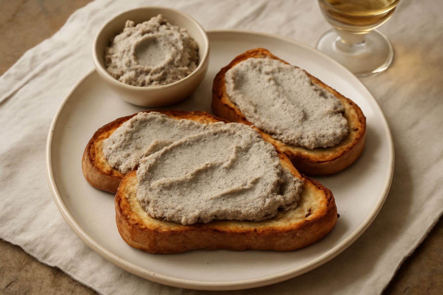 Ricotta affumicata con pane