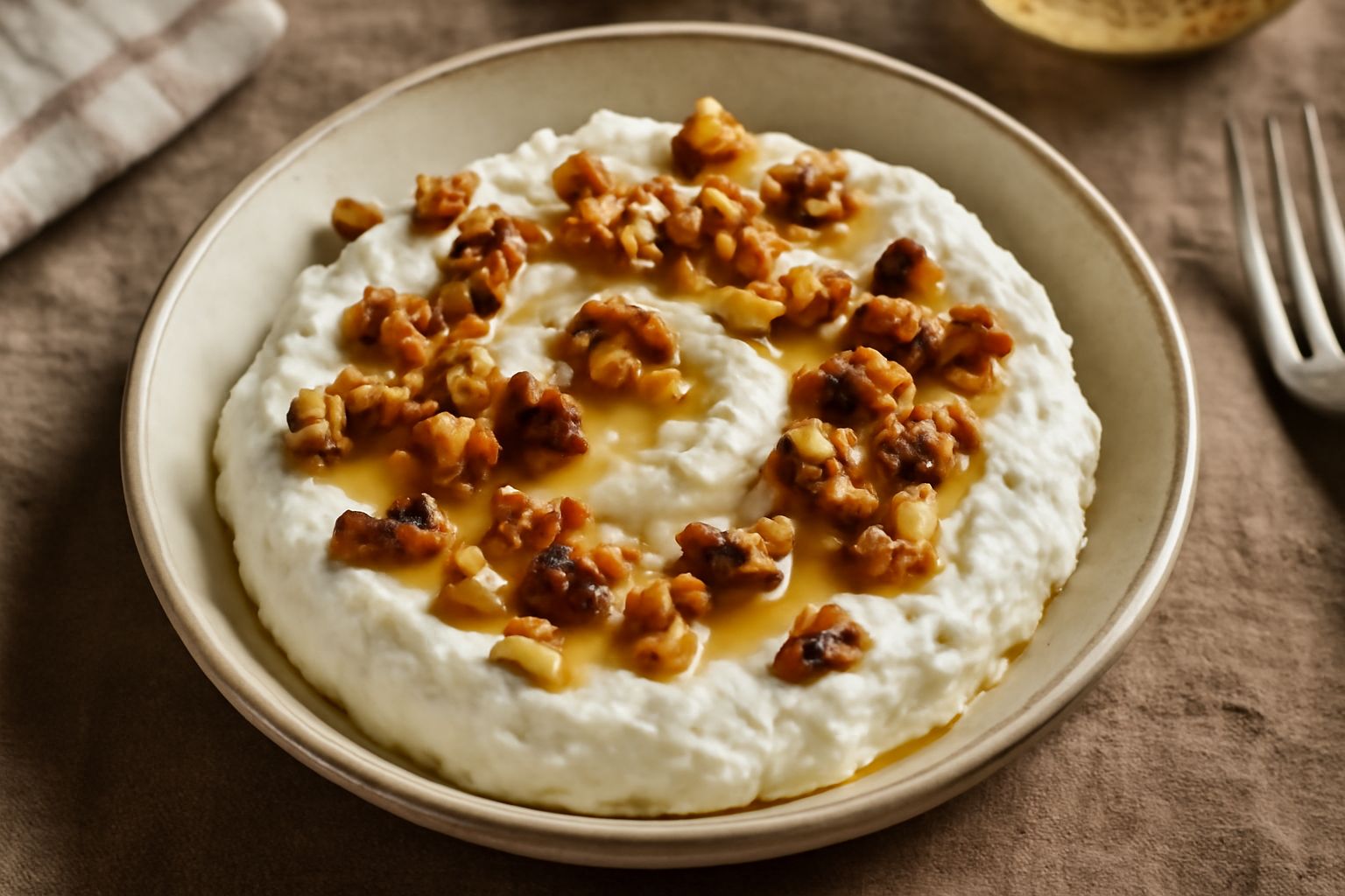 Ricotta con noci