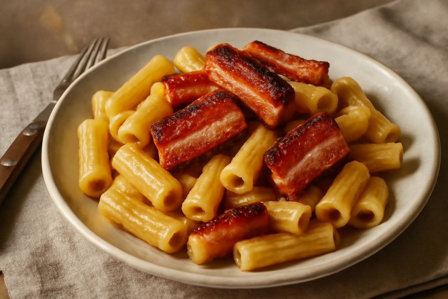 Rigatino: la ricetta del pancetta croccante affumicata che scalda la tavola