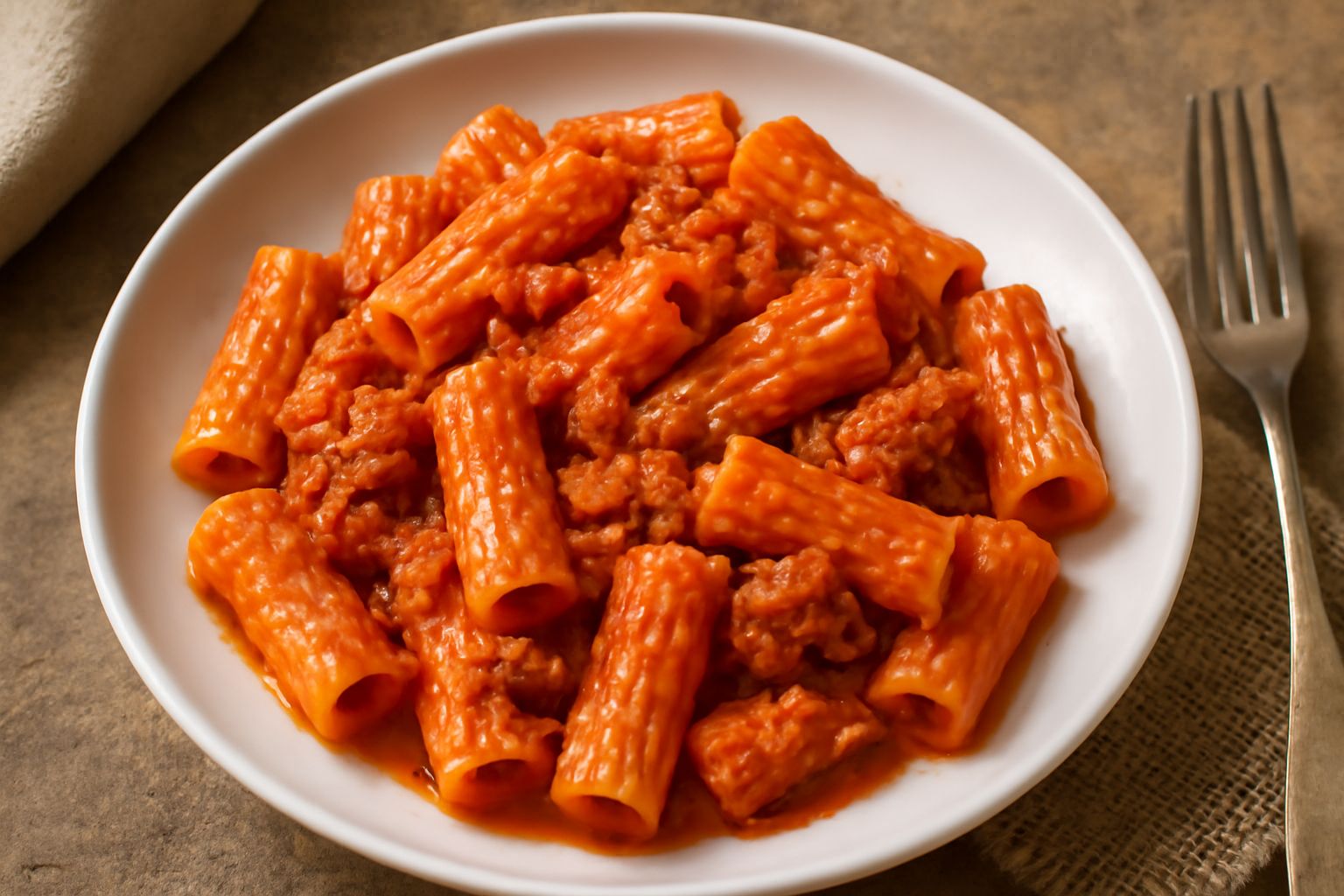 Rigatoni al tonno