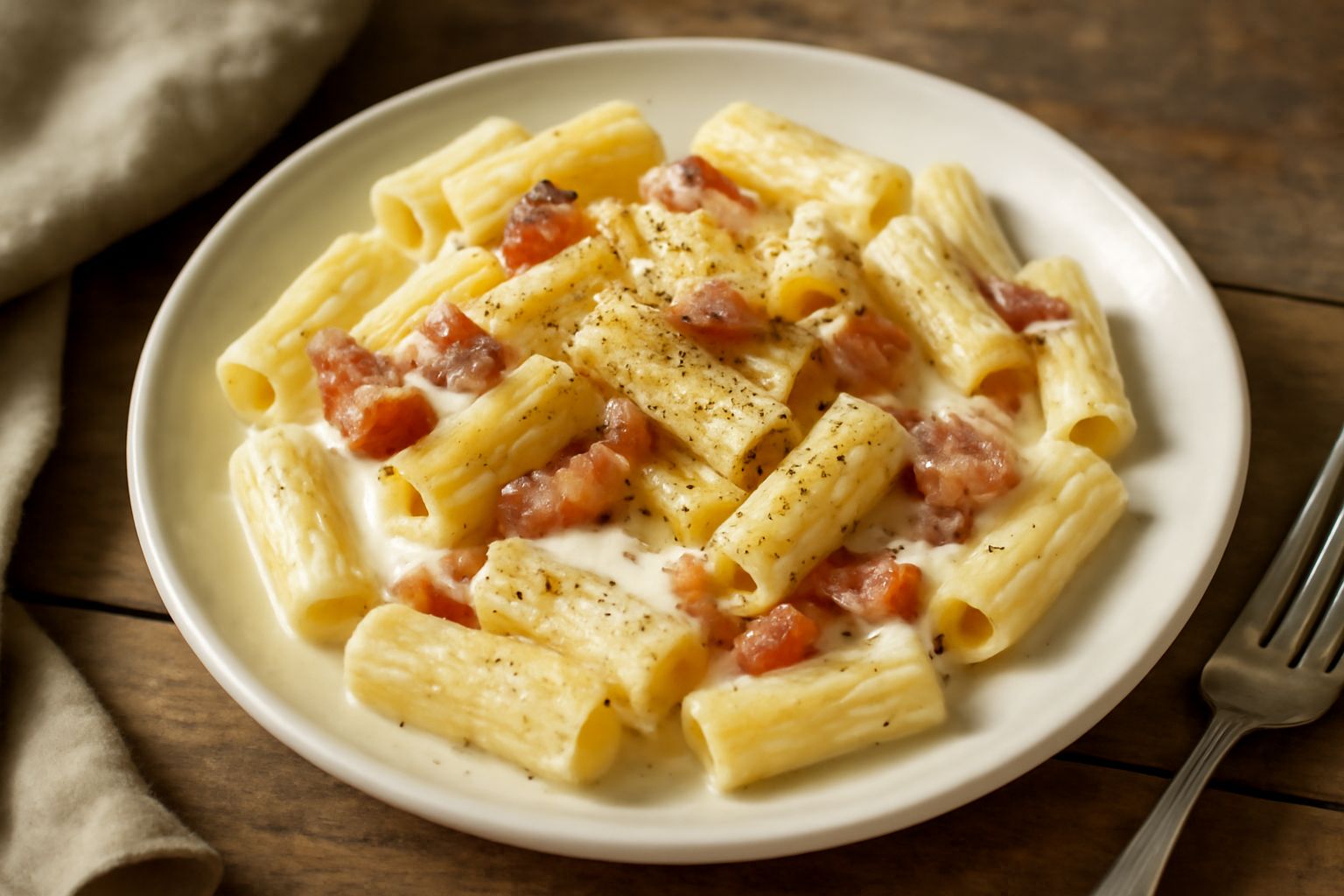 Rigatoni alla carbonara