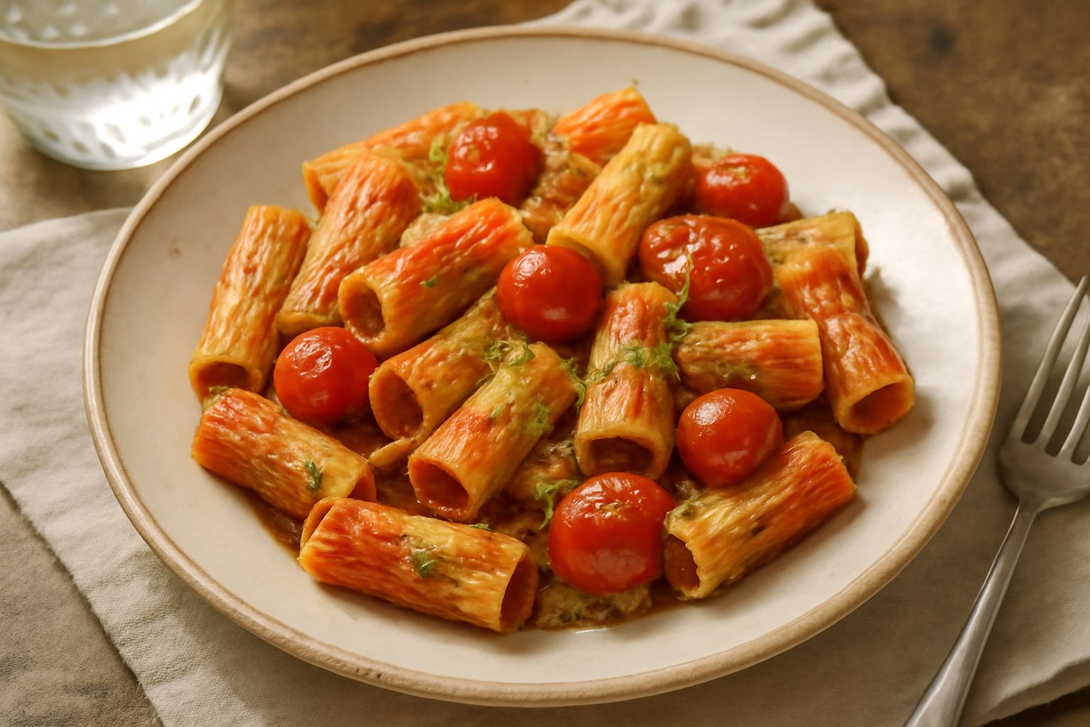 Rigatoni alla trapanese