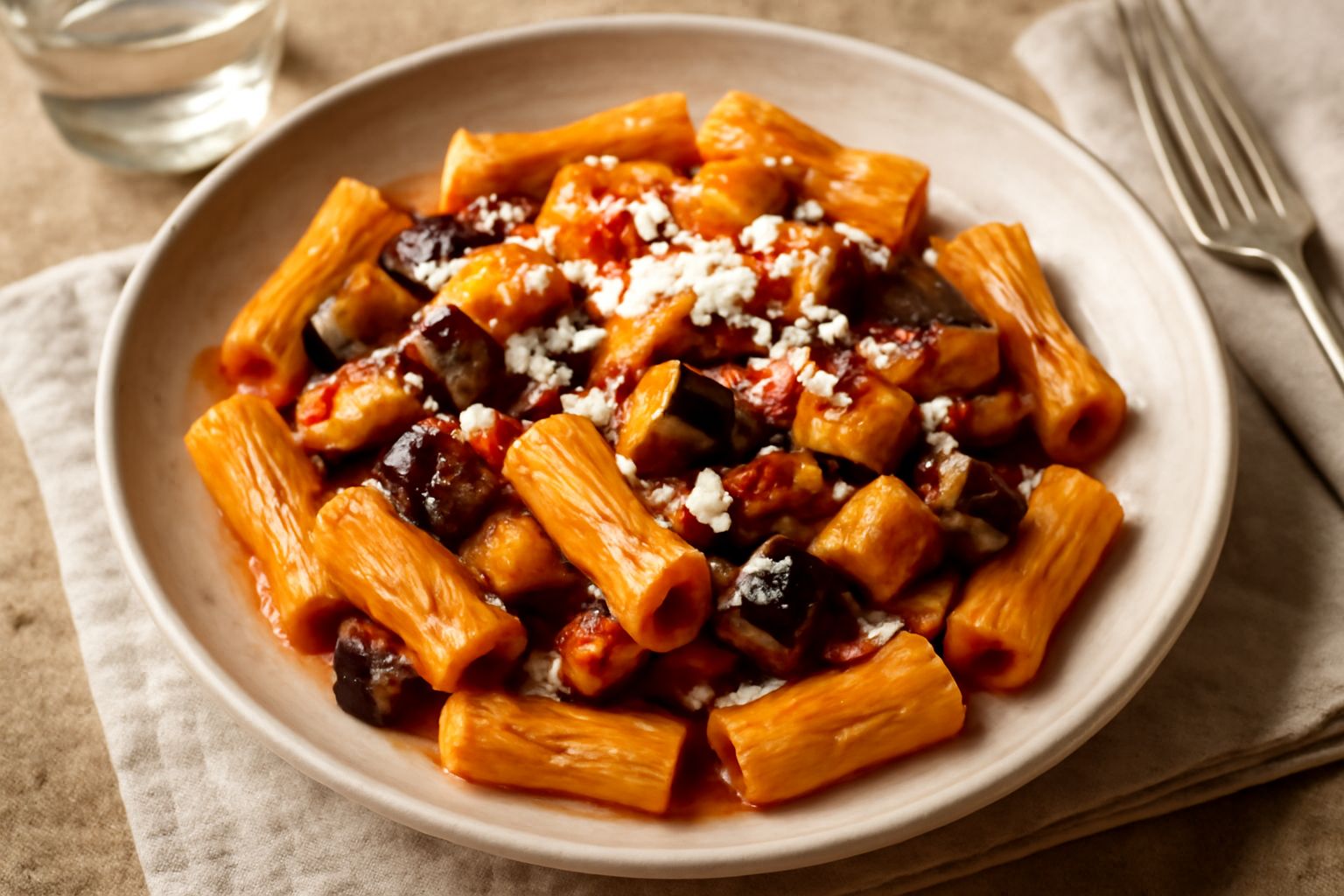 Rigatoni ca' la norma