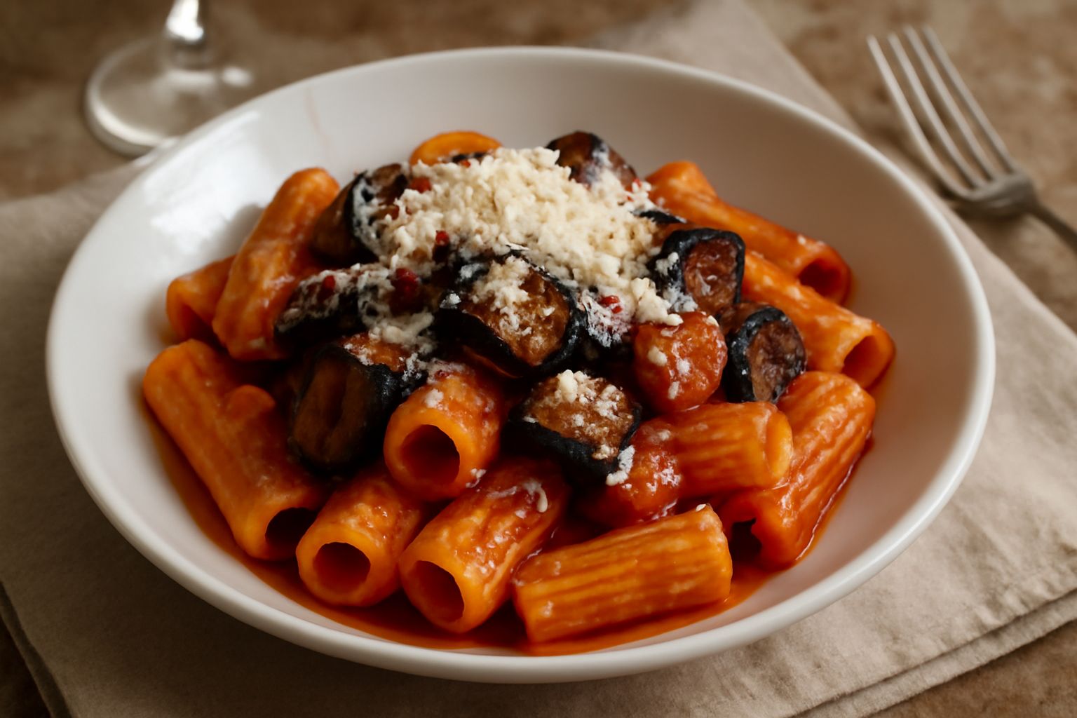 Rigatoni con la Norma