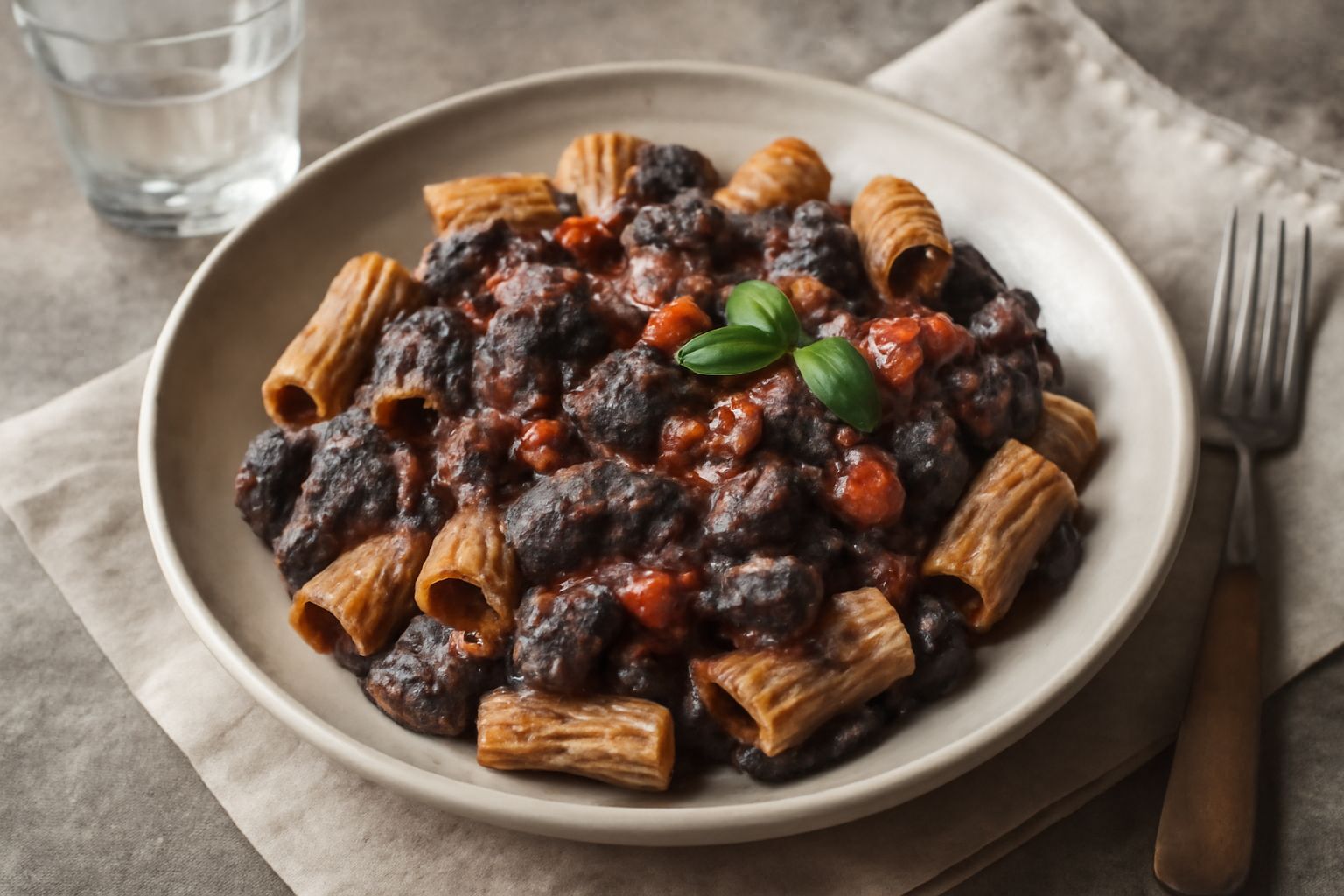 Rigatoni con le melanzane