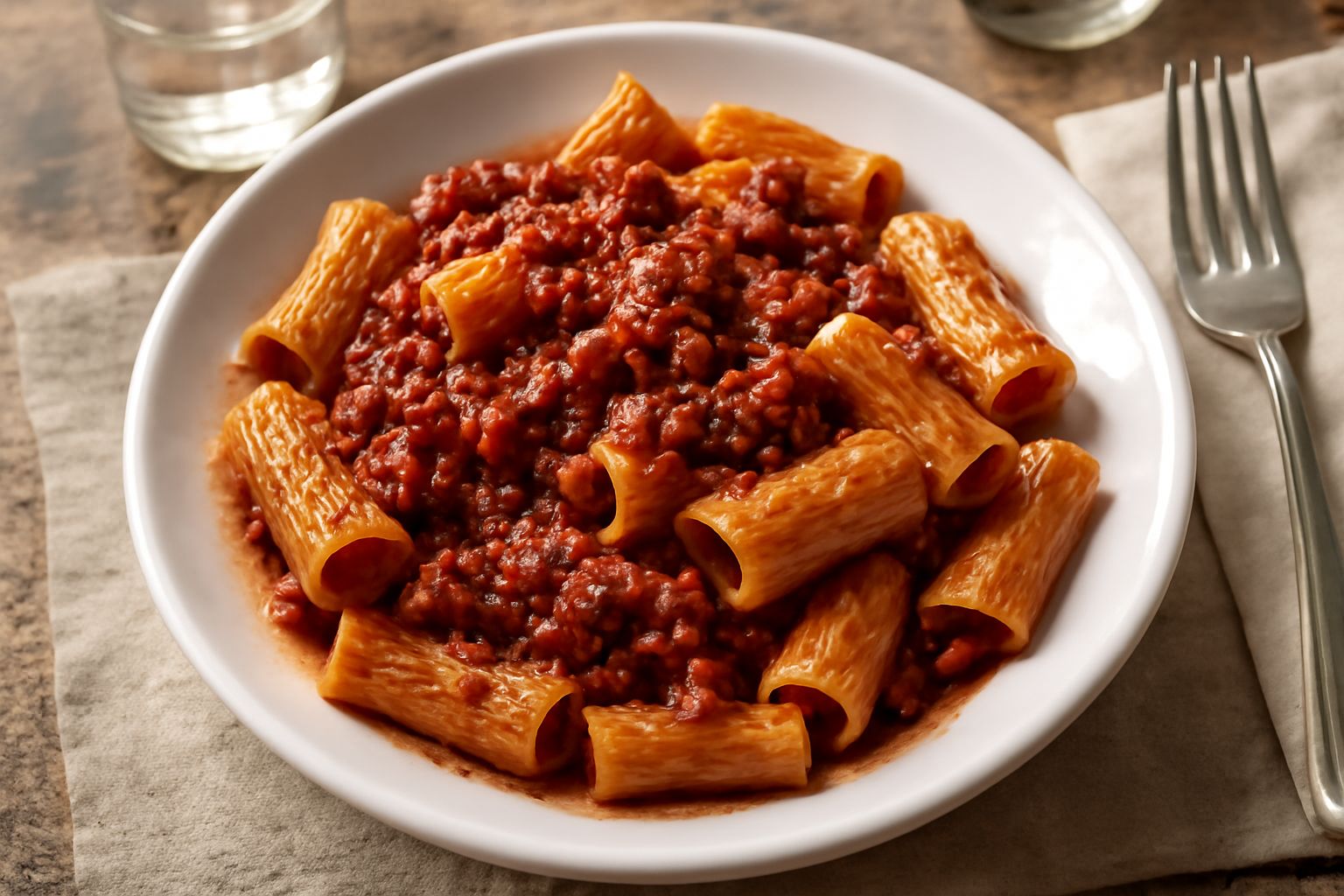 Rigatoni con ragù