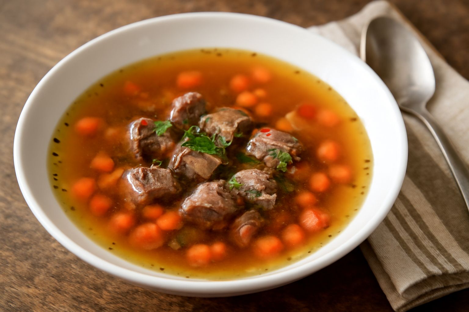 Rinder Saftsuppe