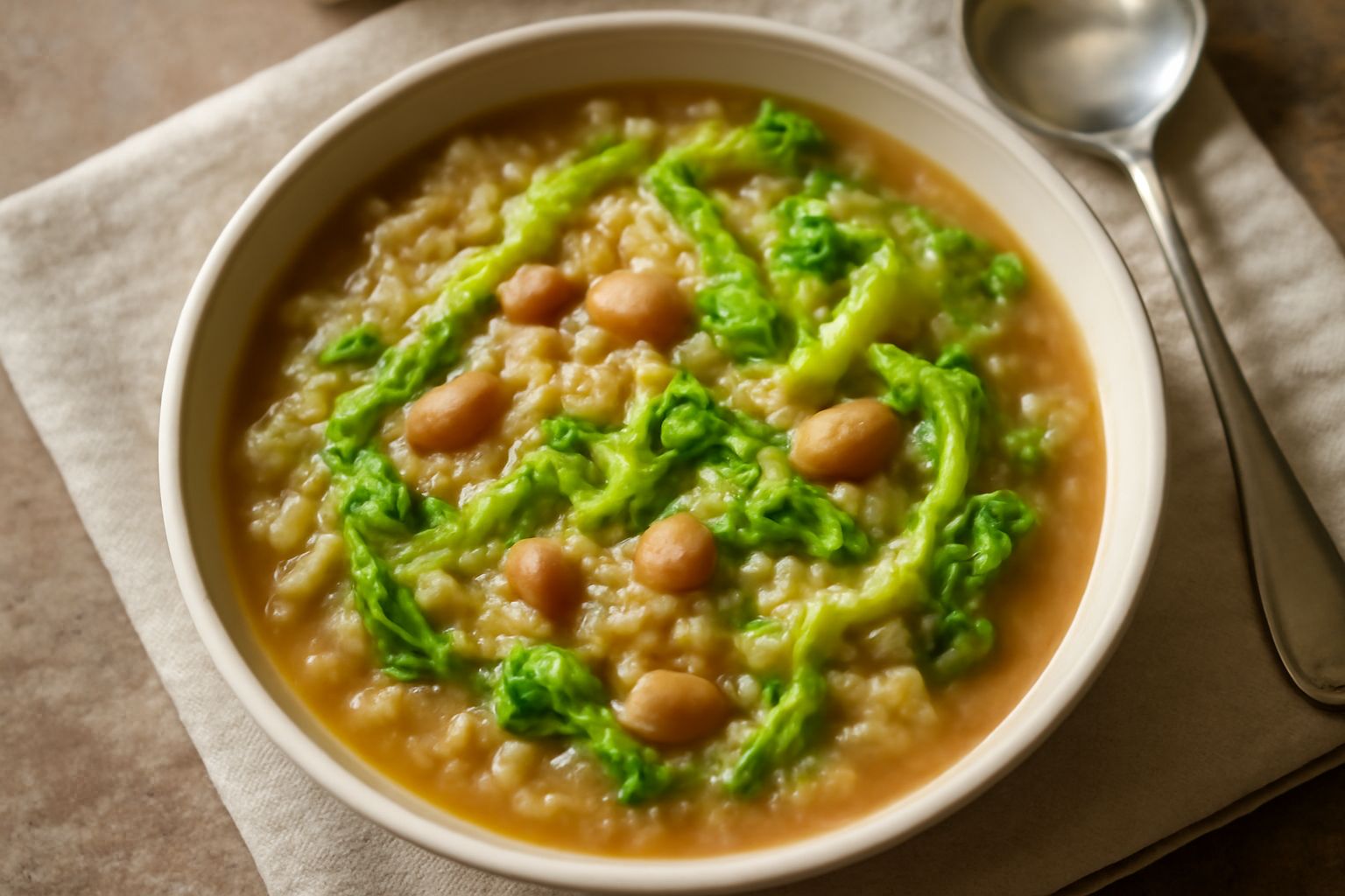 Risi, fagioli e verze