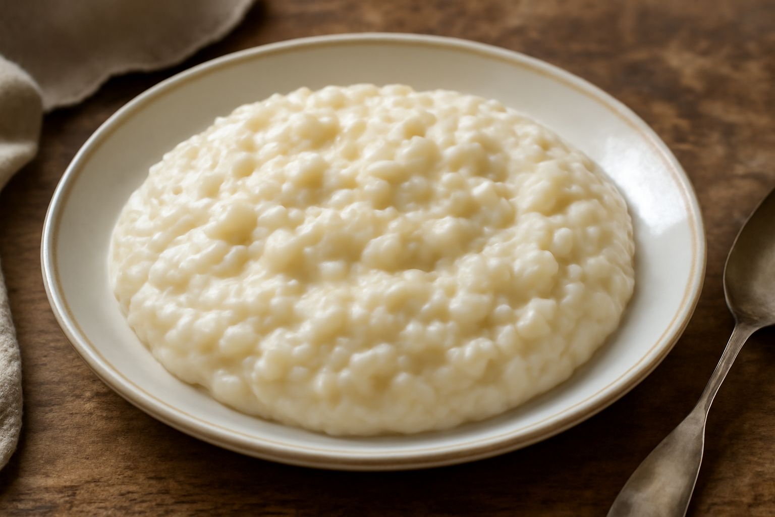 Riso e latte avanzato