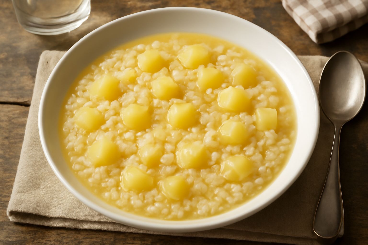 Riso e patate in umido