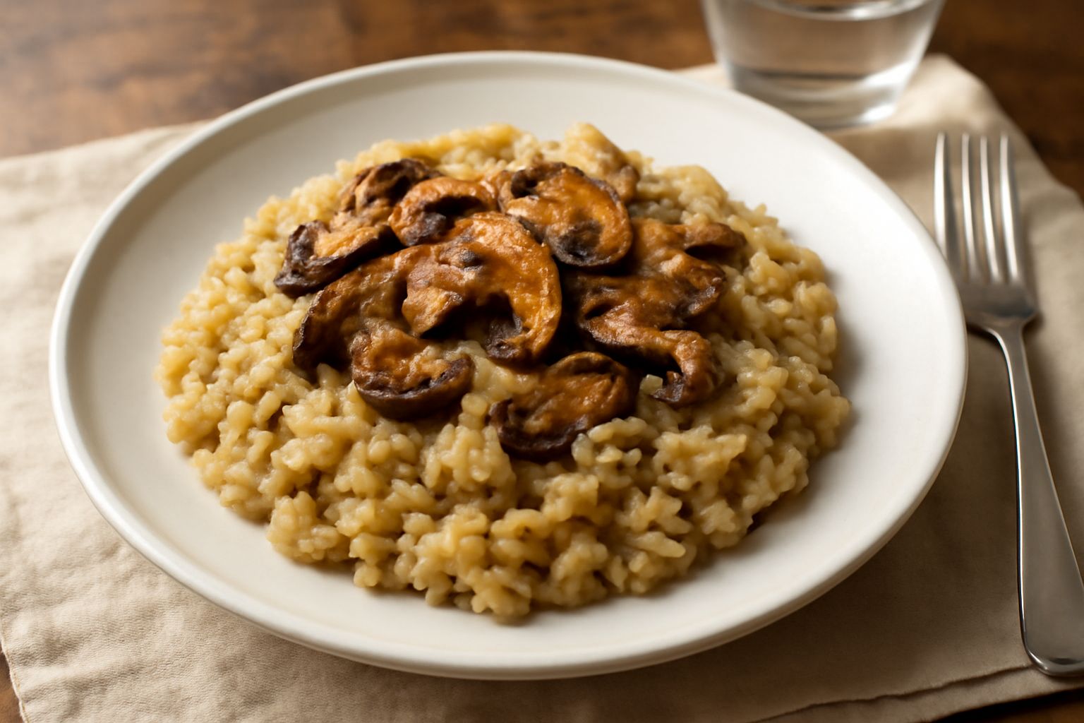Risotto ai funghi porcini: come cuocerlo senza aggiungere acqua