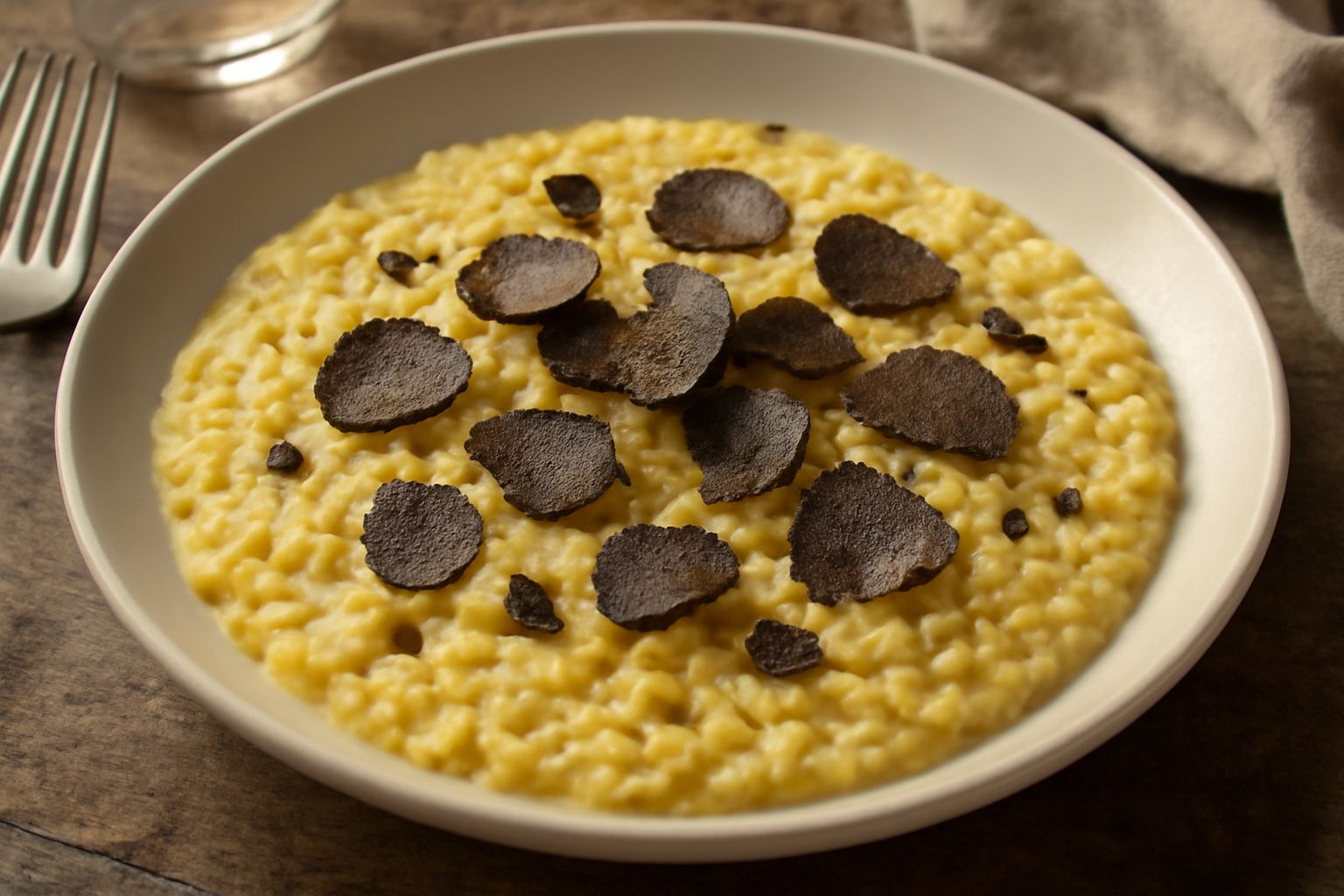 Risotto ai tartufi neri