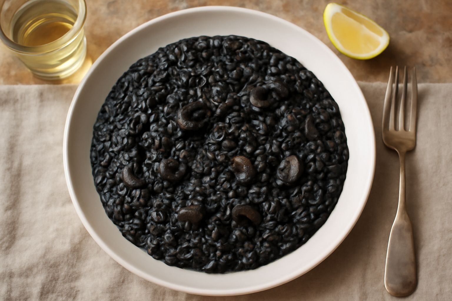 Risotto al nero di seppia