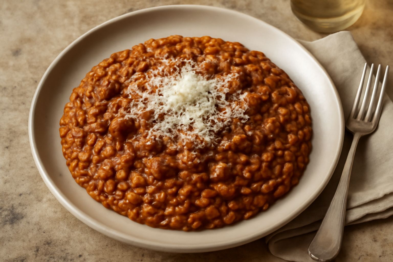 Risotto al ragù siciliano