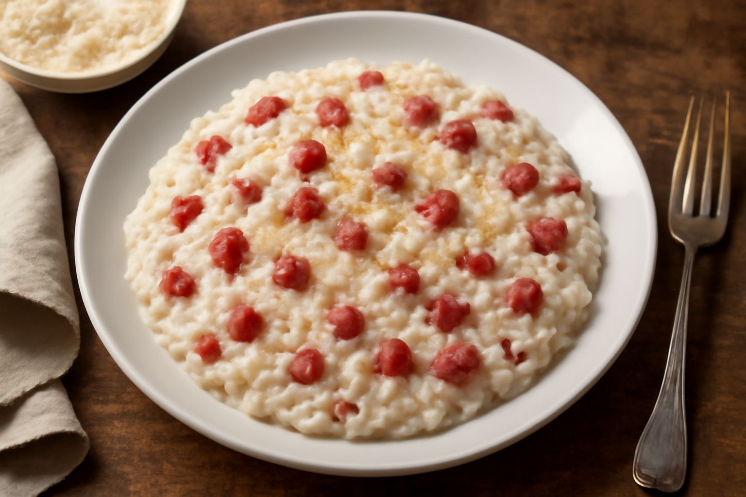 Risotto al salame