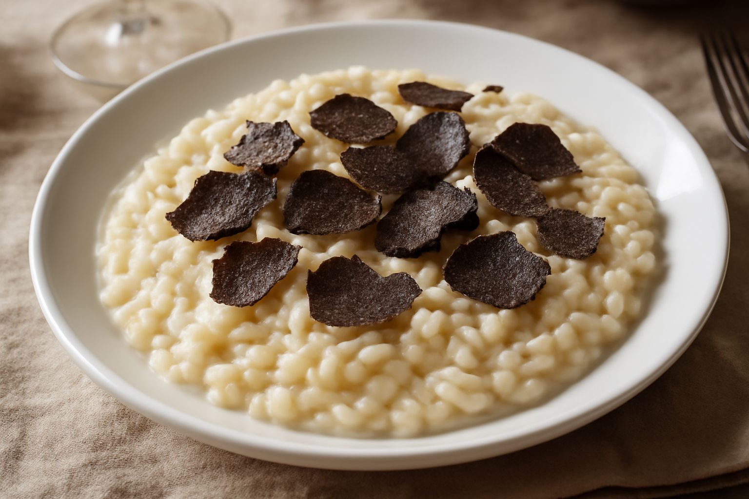 Risotto al tartufo nero